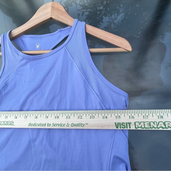 Spyder Active Womens Sleeveless Racer Back Tank Top Gym Activewear Purple Medium - Picture 6 of 8